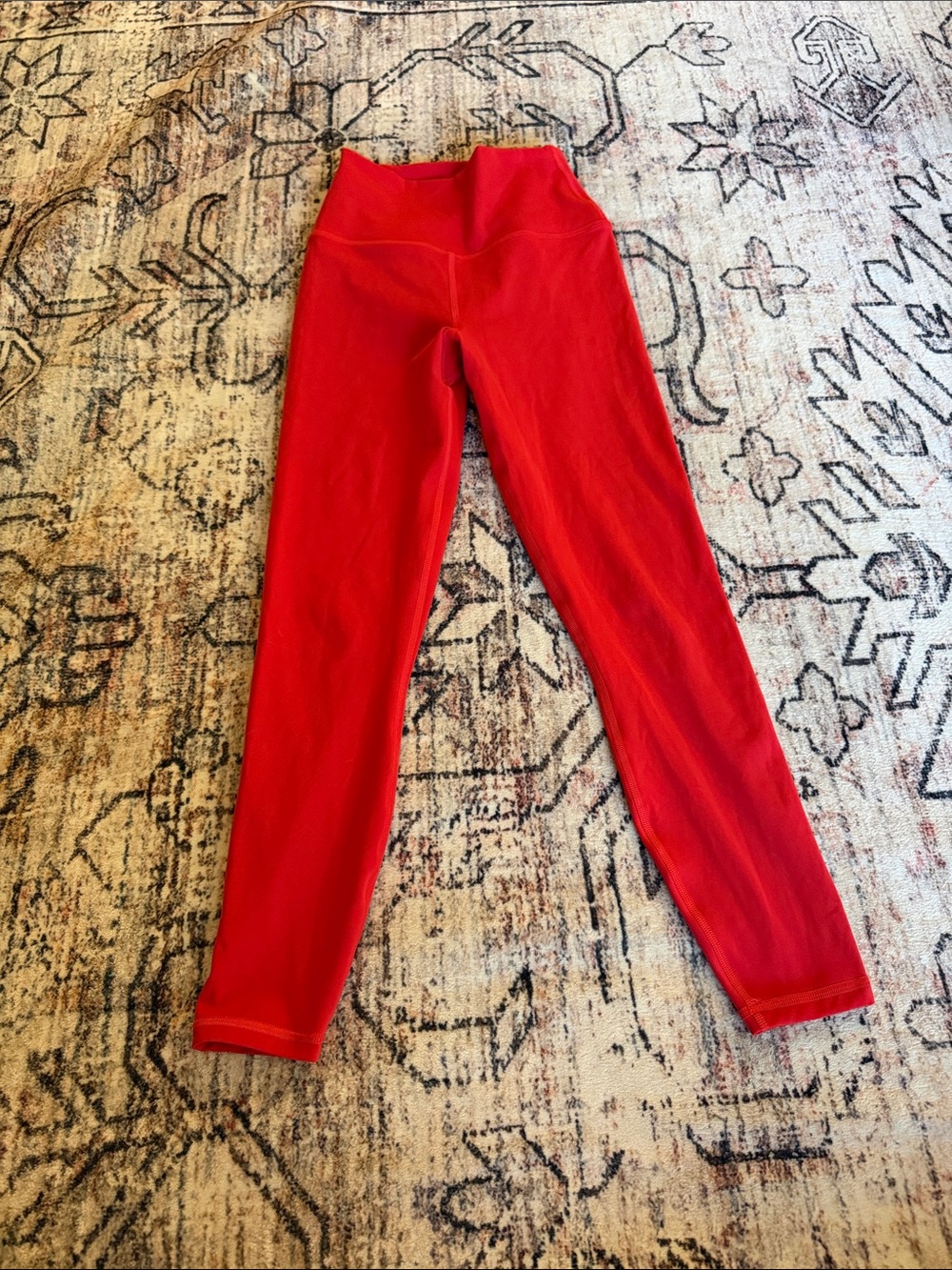 Bright Red Spiritual Gangster Leggings XS